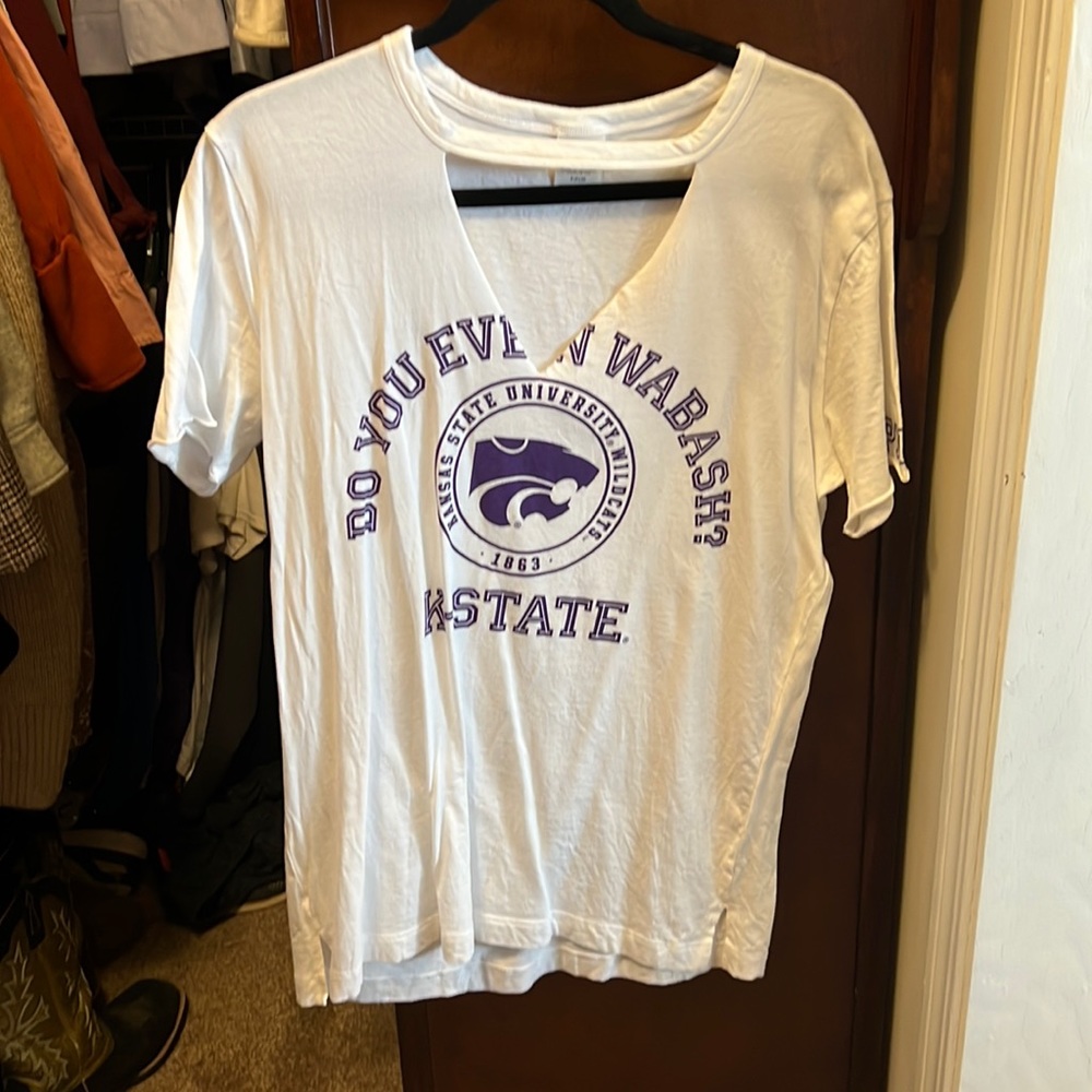 Kansas State University PINK tee